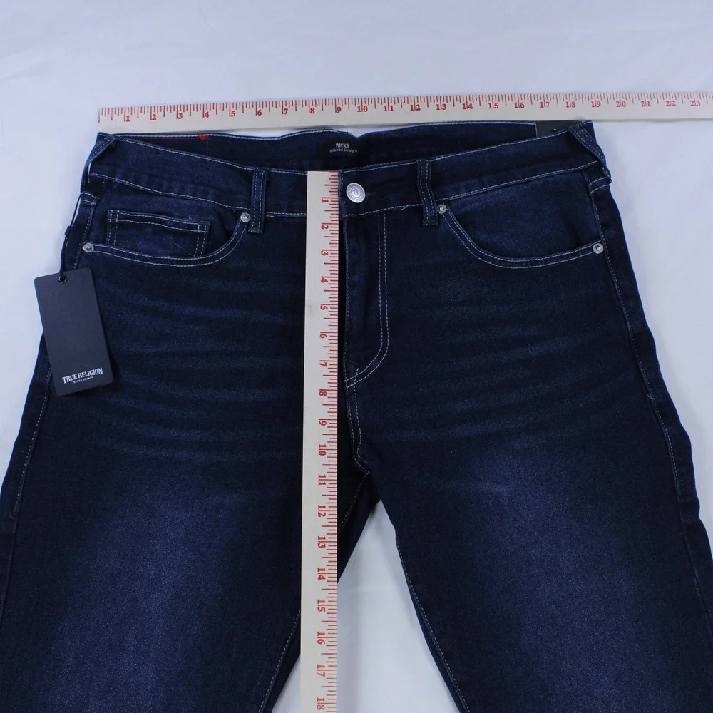 True Religion Ricky Straight Jeans for Men - New with Tags - Size‎ 36 x 34